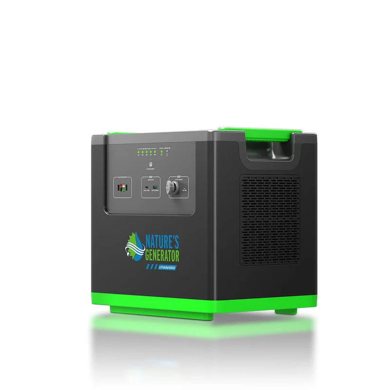 Load image into Gallery viewer, Nature's Generator Lithium 6000 Power Station + Power Pad NGLGNSX