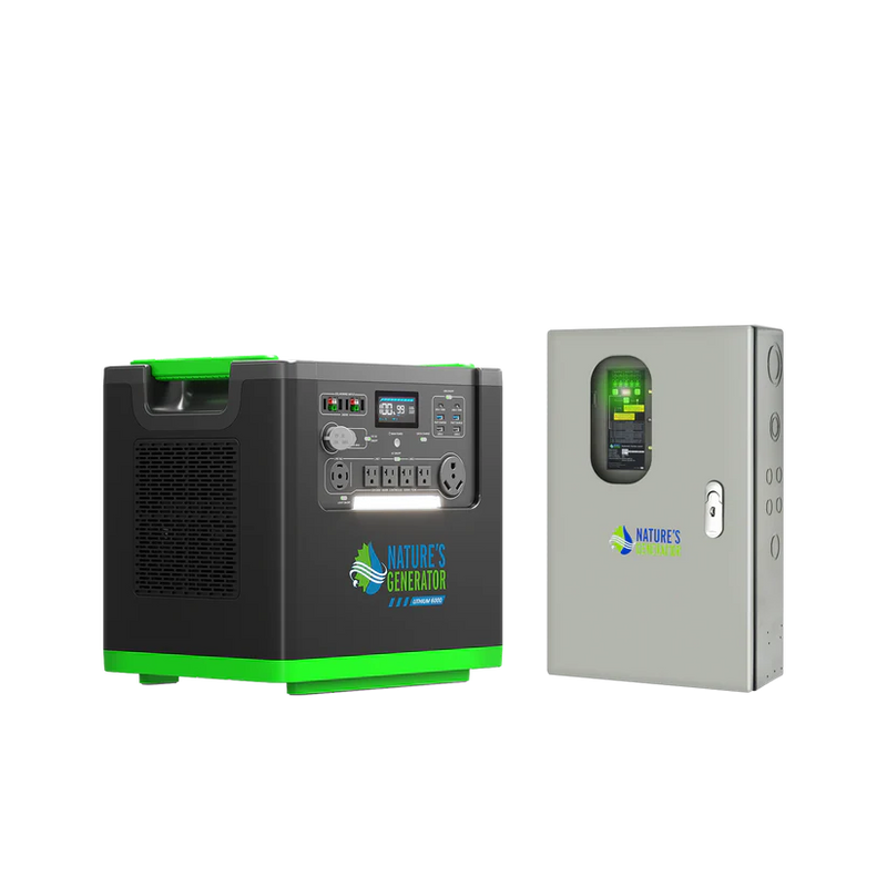 Load image into Gallery viewer, Nature's Generator Lithium 6000 and 30A Transfer Switch NGLGNSXPA