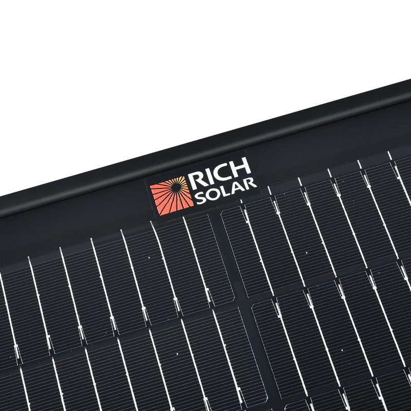 Load image into Gallery viewer, Rich Solar MEGA 100 Portable Briefcase Charging Kit | 100 Watt Portable Solar Panel | Premium 12V Portable Solar Panel for Generators, Boats, Power Stations | High Efficiency RS-X100BC