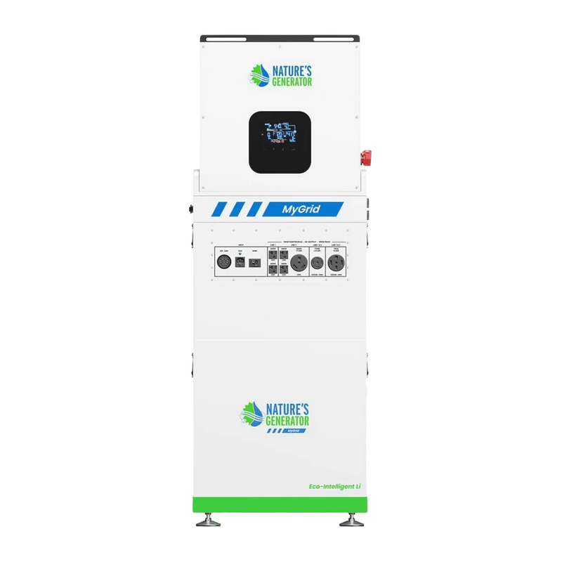 Load image into Gallery viewer, Nature's Generator MyGrid 10K Whole Home Generator + Solar Battery NGMGTNB2