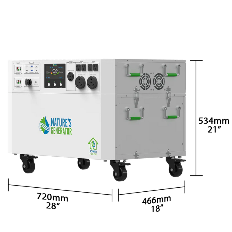 Load image into Gallery viewer, Nature's Generator Powerhouse V2 Whole Home Generator + Power Pad NGPH72PD