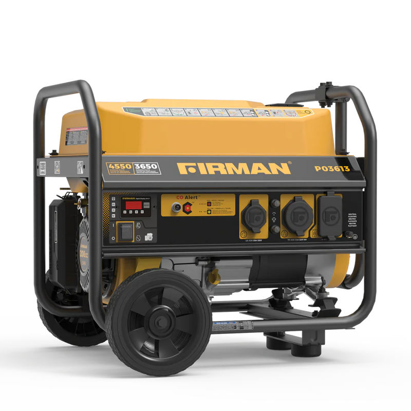 Load image into Gallery viewer, Friman Gas Portable Generator 4550W Recoil Start 120V with CO Alert p03613 - Backup Generator Store