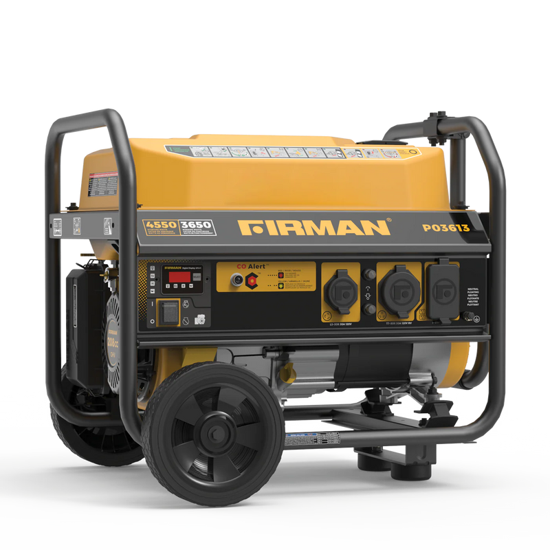 Load image into Gallery viewer, Friman Gas Portable Generator 4550W Recoil Start 120V with CO Alert p03613 - Backup Generator Store
