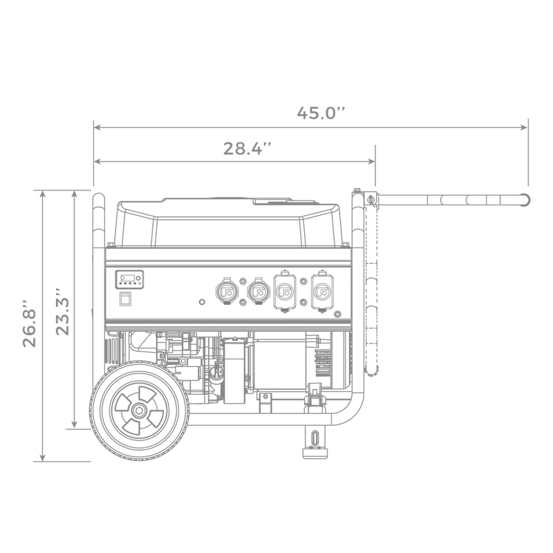 Load image into Gallery viewer, Firman Gas Portable Generator 8375W Recoil Start 120/240V With CO Alert p06702 - Backup Generator Store