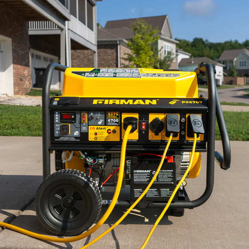 Load image into Gallery viewer, Firman GAS PORTABLE GENERATOR 8375W REMOTE START 120/240V p06707 - Backup Generator Store