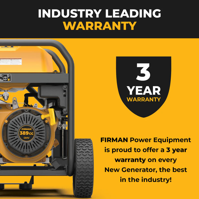 Load image into Gallery viewer, Firman GAS PORTABLE GENERATOR 8375W REMOTE START 120/240V p06707 - Backup Generator Store