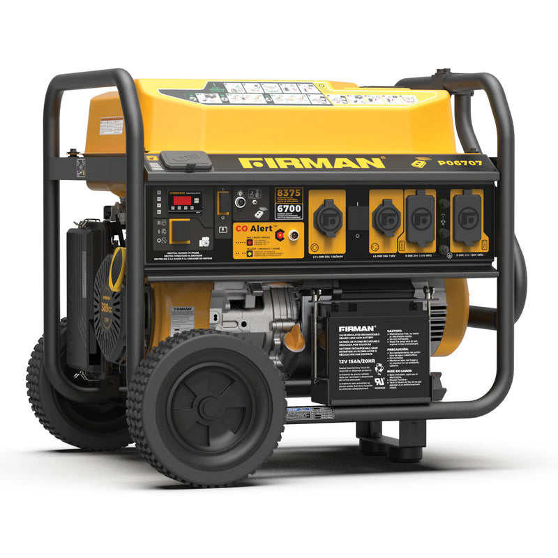 Load image into Gallery viewer, Firman GAS PORTABLE GENERATOR 8375W REMOTE START 120/240V p06707 - Backup Generator Store