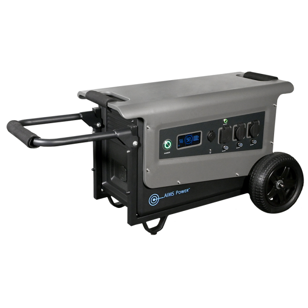 Load image into Gallery viewer, Aims Portable Solar Generator 5.04 kWh 33 Amp Output Lithium Battery | Solar & Grid Inputs Expandable AIO-5KWH4KW