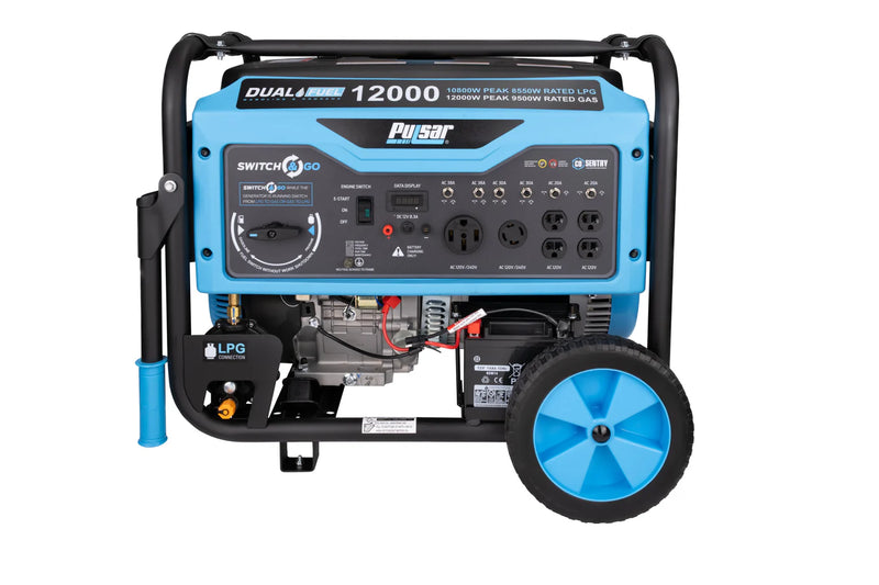 Load image into Gallery viewer, Pulsar 12,000 Watt Dual-Fuel Portable Generator with CO Sentry PG12000BCO