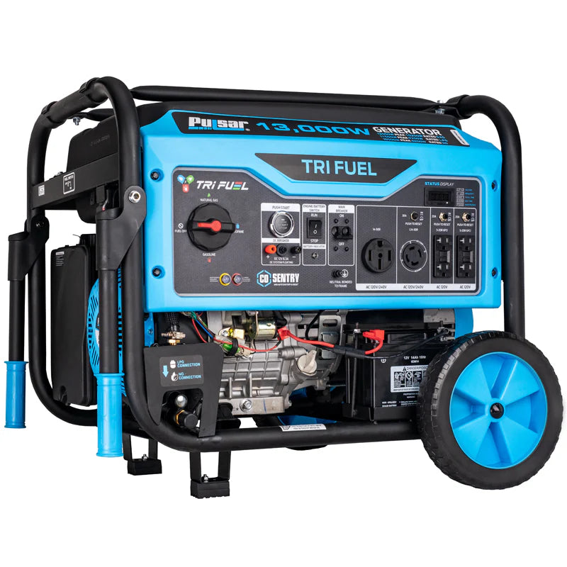 Load image into Gallery viewer, Pulsar 13,000 Watt Tri-Fuel Portable Generator with CO Sentry PG13000TRCO