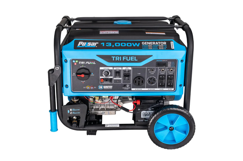 Load image into Gallery viewer, Pulsar 13,000 Watt Tri-Fuel Portable Generator with CO Sentry PG13000TRCO