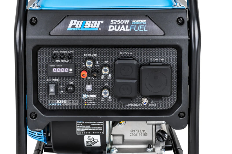 Load image into Gallery viewer, Pulsar 5,250 Watt Dual-Fuel Inverter Generator with CO Sentry PGX5250BiXCO