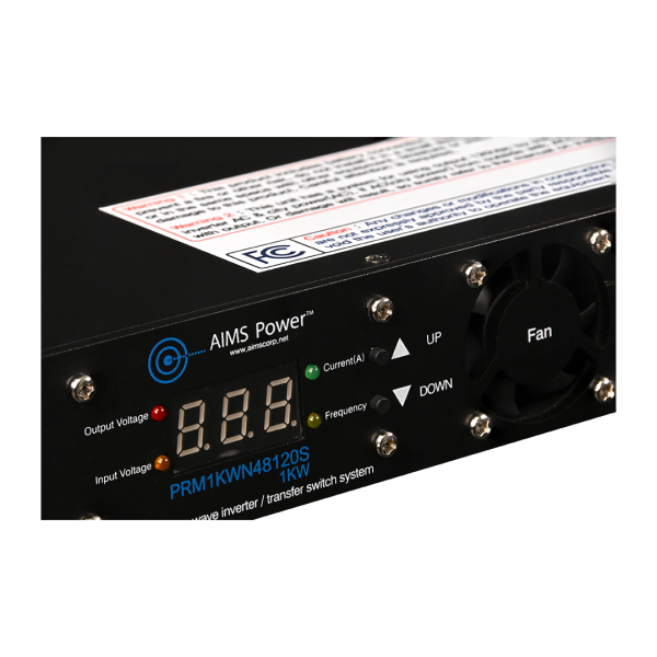 Load image into Gallery viewer, Aims 1000 Watt 24 Volt Rack Mount Inverter To 120 Volt AC – 1U ETA December PRM1000W24120S