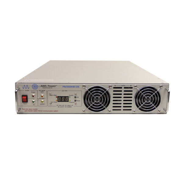 Load image into Gallery viewer, AIMS 3000 Watt 24 Volt Rack Mount Inverter TO 120 Volt AC – 2U PRM3000W24120S