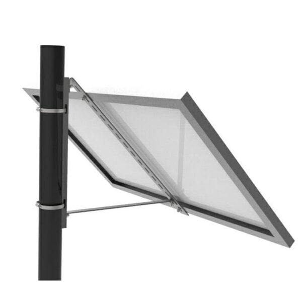 Load image into Gallery viewer, Aims Adjustable Solar Side Pole Mount Bracket – Fits 1 Panel PV1X130POLE