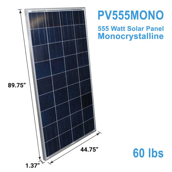 Load image into Gallery viewer, Aims 555 Watt Solar Panel Monocrystalline – 21 PACK PV555-21PK
