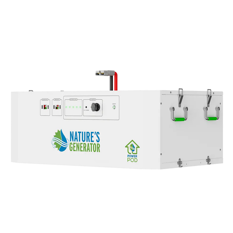 Load image into Gallery viewer, Nature's Generator Powerhouse V2 Solar +Power Pod + 8X 410W Solar Panel+ 350W Wind Turbine NGPHPTAW