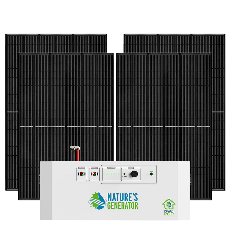 Load image into Gallery viewer, Nature's Generator Powerhouse Power Addition + 4X Solar Panels NGPHPAA