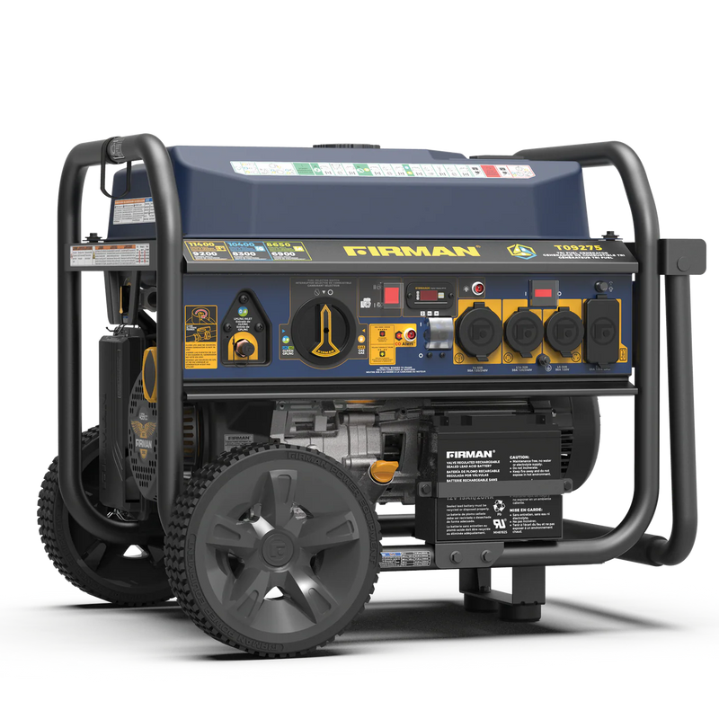 Load image into Gallery viewer, Firman Tri Fuel Portable Generator 11400W Electric Start 120V/240V with CO Alert t09275