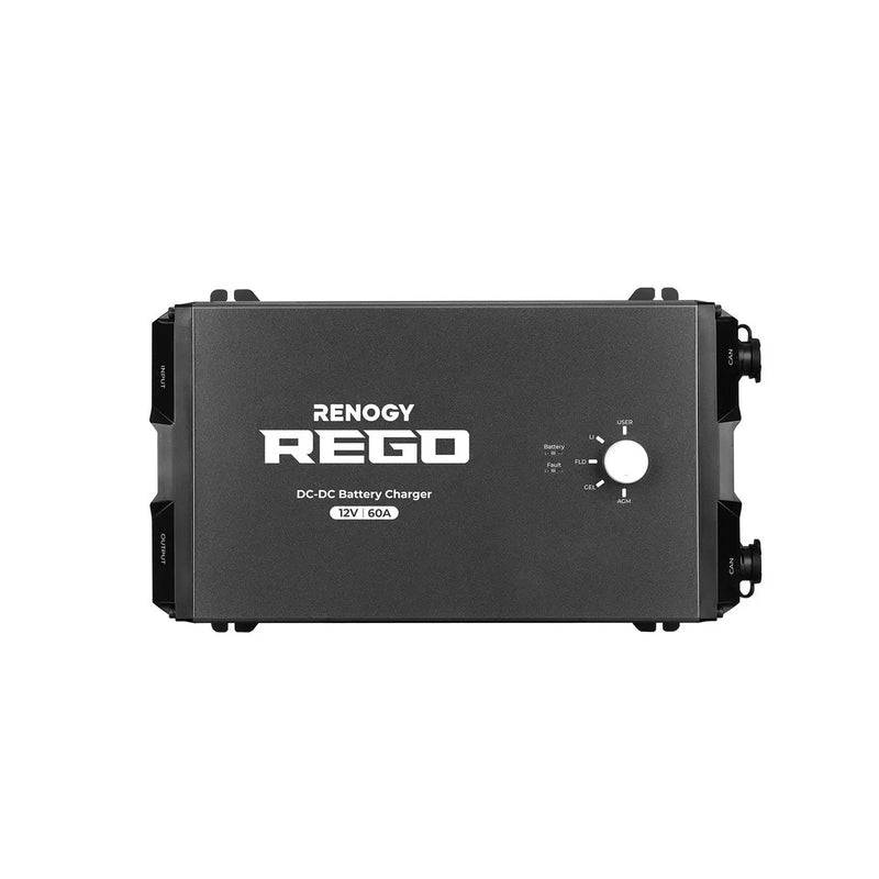 Load image into Gallery viewer, Renogy REGO 12V 60A DC-DC Battery Charger RBC1260DO-12B-G1-US