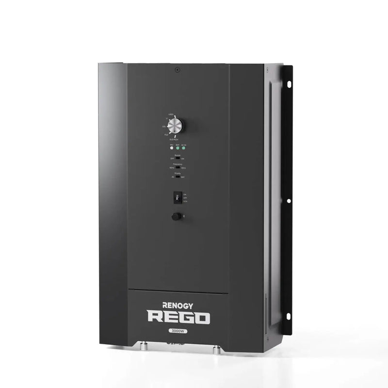 Load image into Gallery viewer, Renogy REGO 3000W 12V Pure Sine Wave HF Inverter Charger Split-phase Design RIV1230RCH-SPS-G2-US