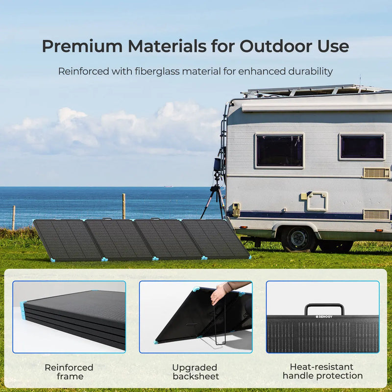 Load image into Gallery viewer, 300W N-type Portable Lightweight Solar Suitcase RSP300LSC-G1-US