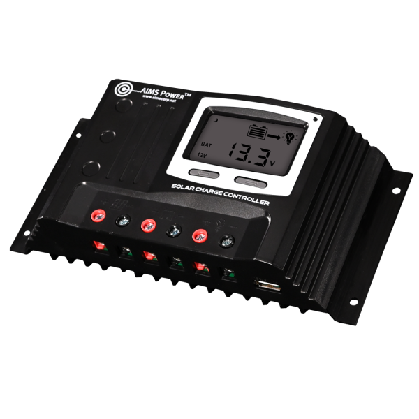 Load image into Gallery viewer, Aims 30 Amp Solar Charge Controller 12/24 Volt – Charges Lithium | Lead | Gel | AGM SCC30APWM