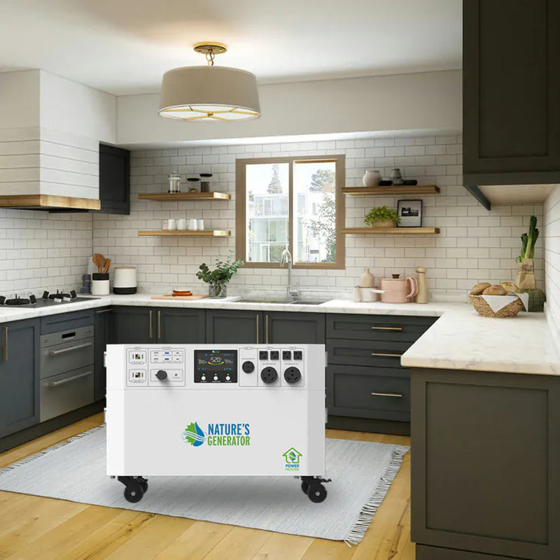 Load image into Gallery viewer, Nature's Generator Powerhouse V2 Solar + 2X 410W Solar Panel+ 350W Wind Turbine NGPHAUW