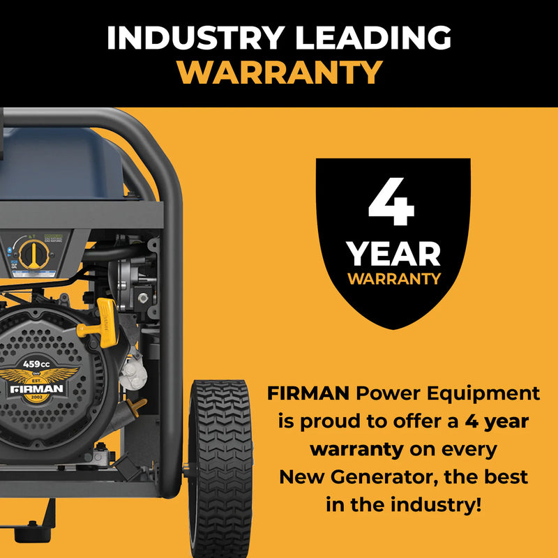 Load image into Gallery viewer, Firman Tri Fuel Portable Generator 11600W Electric Start 120V/240V with CO alert t09371