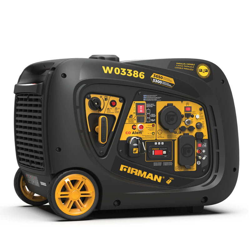 Load image into Gallery viewer, Firman Inverter Portable Generator 4125W Remote Start with CO ALERT W03386
