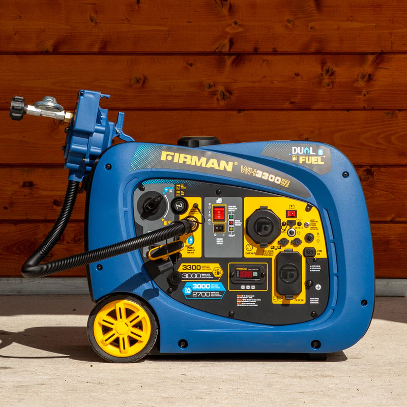 Load image into Gallery viewer, Firman Dual Fuel Inverter Portable Generator 3300W Recoil Start wh03041