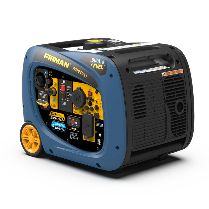 Load image into Gallery viewer, Firman Dual Fuel Inverter Portable Generator 3300W Recoil Start wh03041