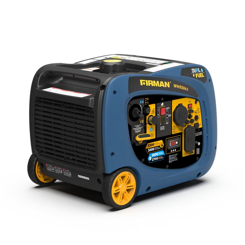Load image into Gallery viewer, Firman Dual Fuel Inverter Portable Generator 3300W Recoil Start wh03041