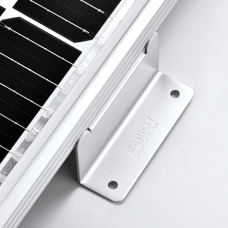 Load image into Gallery viewer, Rich Solar 2" Z-Brackets Silver | Mounting Hardware Z-Brackets with Screws | Designed for RICH SOLAR MEGA Series Solar Panels | Easy to Install RS-ZB4HH