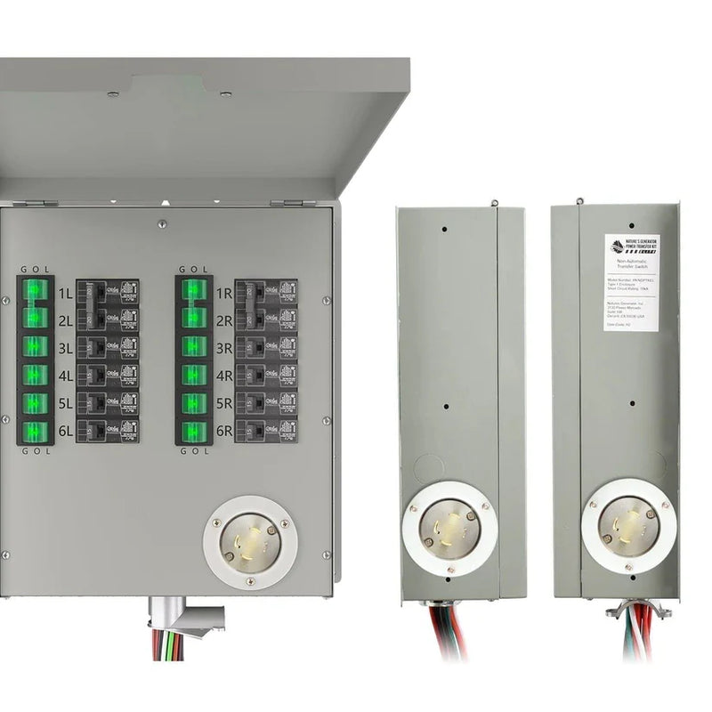 Load image into Gallery viewer, Nature's Generator 12-Circuit 120/240V 30A Non-Automatic Transfer Switch NGPHPTK2