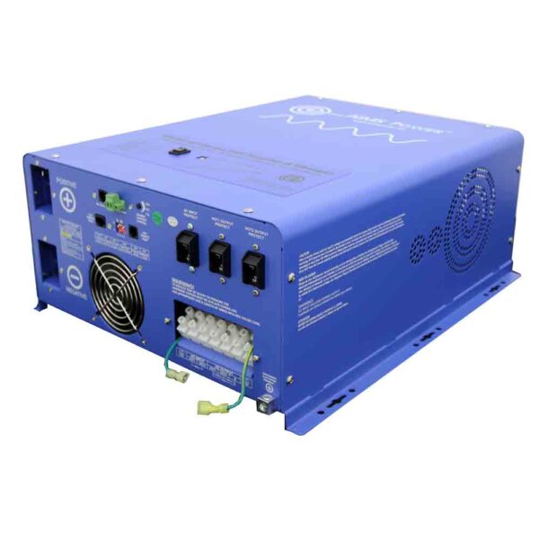 Load image into Gallery viewer, Aims Off Grid / Back Up 6000 Watt Pure Sine Inverter Charger Split Phase 120V / 240V & 24V Lithium Battery Kit KITC-6K24240