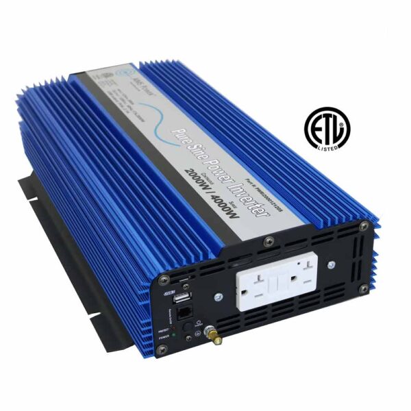 Load image into Gallery viewer, Aims 2000 Watt Pure Sine Power Inverter Kit KITPWRI200012S