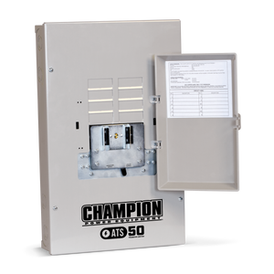 Champion 8.5-kW Home Standby Generator with 50-amp Outdoor-Rated Automatic Transfer Switch 100177 - Champion Backup Generator Store