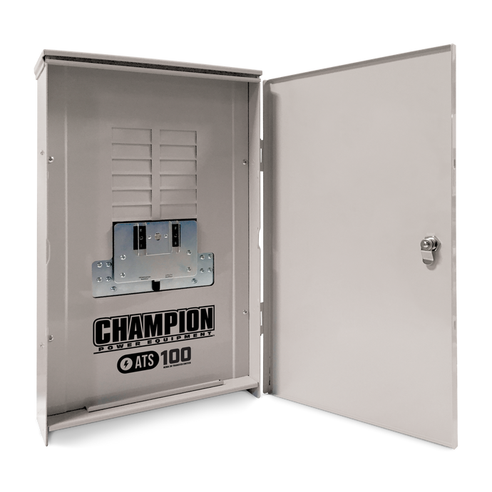 Champion ATS100 Indoor Rated Automatic Transfer Switch (100 Amp, NEMA 3R) 100952 - Champion Backup Generator Store