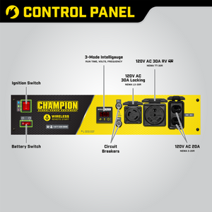 Champion 3500-Watt RV Ready Portable Generator with Wireless Remote Start (CARB) 200964 - Champion Backup Generator Store