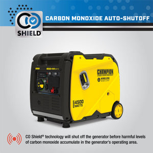 Champion 4500 Watt Wireless Start Generator with CO Shield 201184