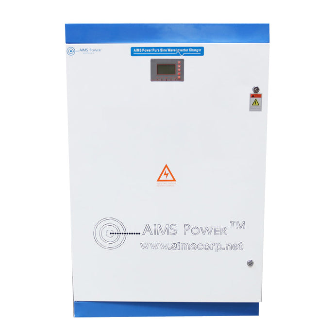 Aims 30KW 30,000 Pure Sine Power Inverter Charger 300Vdc 208 Vac Three Phase - Aims Backup Generator Store