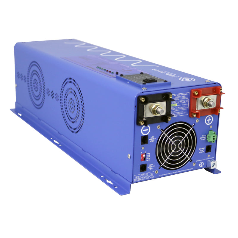 Load image into Gallery viewer, Aims 6000 Watt Pure Sine Inverter Charger 24Vdc/240Vac Input & 120/240Vac Split Phase Output - Aims Backup Generator Store