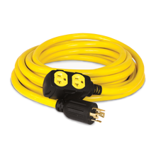 Load image into Gallery viewer, Champion 25-Foot 30-Amp 125/250-Volt Duplex-Style Generator Extension Cord (L14-30P to four 5-20R) 48033 - Champion Backup Generator Store