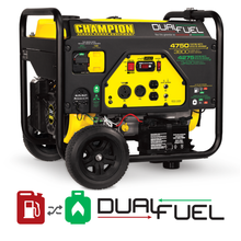 Load image into Gallery viewer, Champion 3500-Watt Dual Fuel Portable Generator with Electric Start 200966 - Champion Backup Generator Store