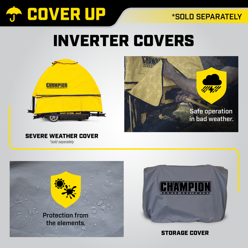 Load image into Gallery viewer, Champion Weather-Resistant Storage Cover for 2000-Watt Inverter Generators C90010 - Champion Backup Generator Store