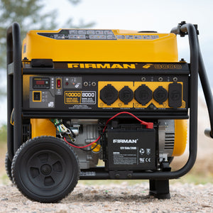 Firman 10000/8000 Watt 50A 120/240V Remote Start Gas Portable Generator - Firman Backup Generator Store