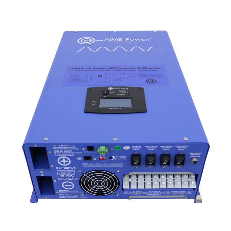 Load image into Gallery viewer, Aims 8000 Watt Pure Sine Inverter Charger 48Vdc/240Vac Input & 120/240Vac Split Phase Outlet ETL listed to UL 1741 - Aims Backup Generator Store