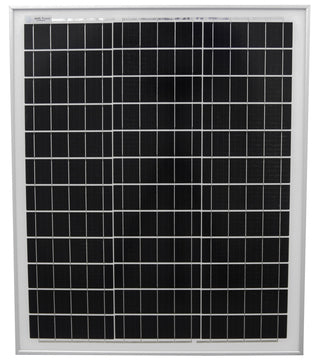 Aims 50 Watt Solar Panel Mono Aluminum Frame Ground/Roof Mount - Aims Backup Generator Store