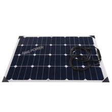 Load image into Gallery viewer, Aims 60 Watt Flexible Bendable Slim Solar Panel Monocrystalline - Aims Backup Generator Store